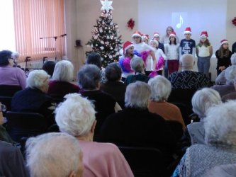 Návšteva Mikuláša v Domove dôchodcov a domove sociálnych služieb Rimavská Sobota
